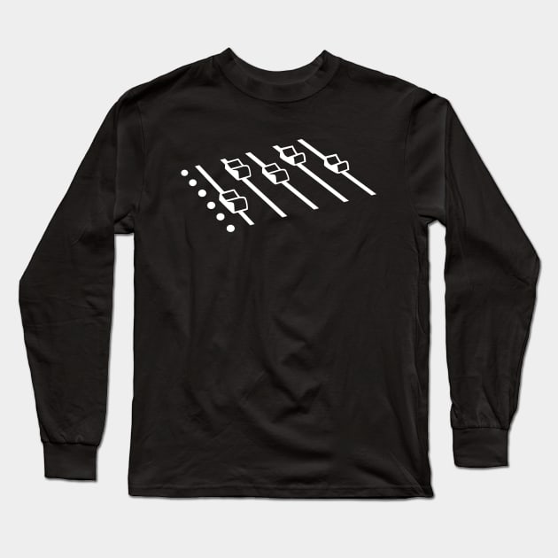 DJ Turntable Long Sleeve T-Shirt by Designzz